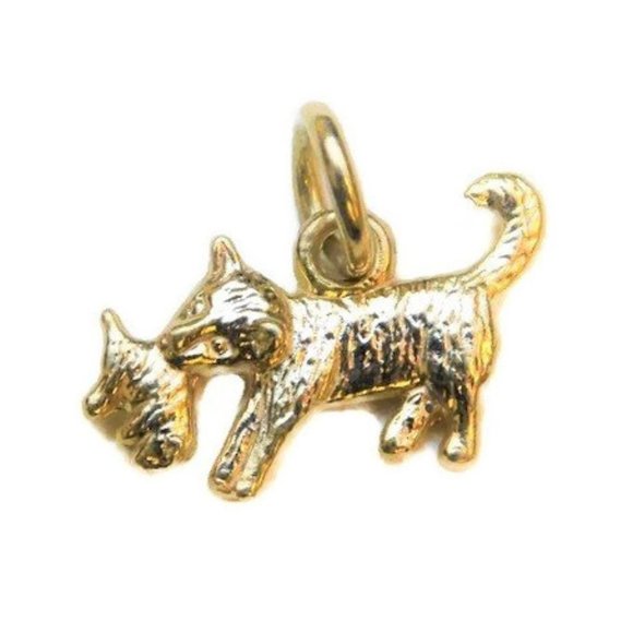 Jewelry - Mother and Kitten Charm Pendant 14k Yellow Gold